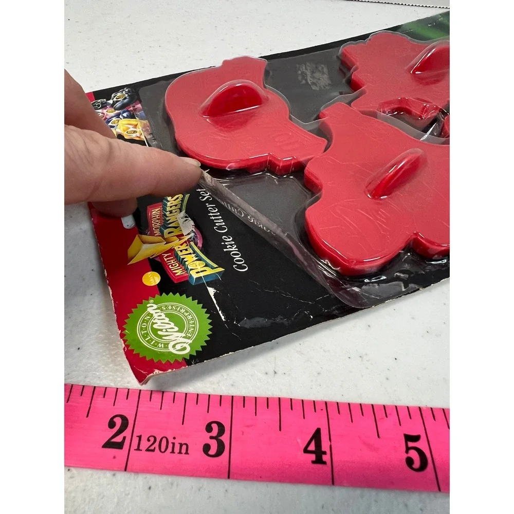 Vintage 1994 Wilton Mighty Morphin Power Rangers Cookie Cutter Set 2304-5975